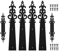 Gambar A Haccer 6Pcs Steel Garage Door Hardware Kit Decorative Carriage House dari harebrained undefined 3 Tokopedia