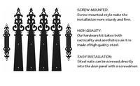 Gambar A Haccer 6Pcs Steel Garage Door Hardware Kit Decorative Carriage House dari harebrained undefined 4 Tokopedia