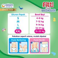 Gambar FITTI Pants XXL 24 - Popok Bayi Celana dari Unicharm Official Store undefined 4 Tokopedia