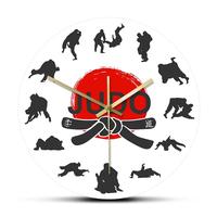 Gambar A Japanese Martial Arts Judo Wall Clock Boys Room Jiu-Jitsu Sports dari gizmo 1 undefined 4 Tokopedia