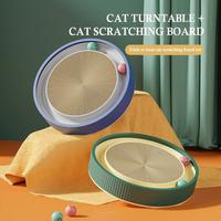 Gambar Garukan Kucing Cat Scratcher Board Papan Garuk Kucing Mainan Kucing 2 in 1 Tempat Istirahat Tidur & Papan Garuk Bahan PP Ramah Lingkungan Desain Cekung Lucu Imut Unik Diameter 40cm Biru Hijau Putih dari Peter Pet Shop undefined 2 Tokopedia
