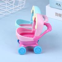 Gambar 1:12 Dollhouse Miniature Simulation Twin Baby Strollers dari Musangg store undefined 2 Tokopedia