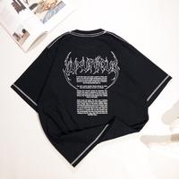 Gambar TSHIRT OVERSIZE GRAPHIC LUXURIOUS HITAM RELL "BEAUTIFUL DISASTER" dari Fathian Storee undefined 1 Tokopedia