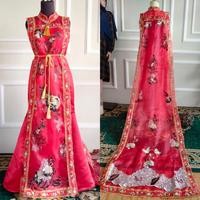 Gambar Cheongsam  dress China Chinese  baju qipao  sangjit dari melanisela, store undefined 1 Tokopedia