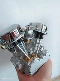 Gambar CISON FG-VT9 V2 Mini Gasoline Engine 9cc V-twin Engine Four-stroke dari tobiropo store undefined 4 Tokopedia