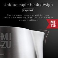 Gambar MIZU PICHET 900ml Milk Frothing Jug With STEELSCALE Latte Art Pitcher dari Nismara Resyakila undefined 5 Tokopedia