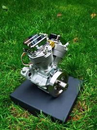 Gambar CISON FG-VT9 V2 Mini Gasoline Engine 9cc V-twin Engine Four-stroke dari tobiropo store undefined 5 Tokopedia