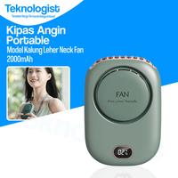 Gambar Kipas Angin Portable Model Kalung Leher Neck Fan 2000mAh dari TeknologistID undefined 1 Tokopedia