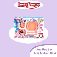 Gambar LustyBunny Feeding Set Dus Medium LB 1411- Alat Makan Bayi - Putih dari Kencana Swalayan_NEW undefined 5 Tokopedia