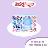 Gambar LustyBunny Feeding Set Dus Medium LB 1411- Alat Makan Bayi - Putih dari Kencana Swalayan_NEW undefined 3 Tokopedia