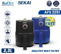 Gambar SEKAI Air Fryer Analog 650 Low Watt 2.3 Liter AFS 2251 / AFS2251 - Hitam dari Sajun Electronic Tangerang undefined 3 Tokopedia