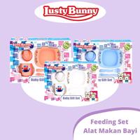 Gambar LustyBunny Feeding Set Dus Medium LB 1411- Alat Makan Bayi - Putih dari Kencana Swalayan_NEW undefined 1 Tokopedia