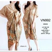 Gambar Terlaris Dress Batik Kaftan Oleh Oleh Jogja Solo Baju Kondangan Nikah dari ANRIKO KIRIMAS undefined 1 Tokopedia