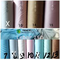 Gambar Best Quality/ Bahan Kain Sprei dan Bedcover Tencel Polos Terlaris dari BJM_Jaya undefined 3 Tokopedia