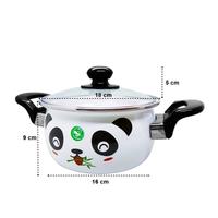 Gambar Maspion Panci Motif Hello Panda 18cm Enamel & Tutup Kaca - Putih dari BING SHOP, undefined 5 Tokopedia