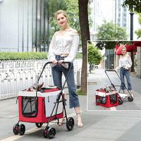 Gambar Eu Free Lightweight Foldable Cat Cart Load Bearing 20kg Dog Strollers dari realoneshop undefined 1 Tokopedia