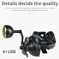 Gambar Carbon Shell Baitcasting Reel Gear Ratio 6.3:1 Fishing Reel Dual dari realoneshop undefined 3 Tokopedia