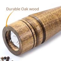 Gambar Salt and Pepper Mill Wood Pepper Shakers with Strong Adjustable dari Teter Market undefined 4 Tokopedia