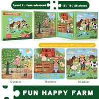 Gambar Pre Order 30 Harian Magnetic Jigsaw Puzzles Foldable Book Early Childh dari Drift Official undefined 1 Tokopedia