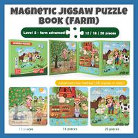 Gambar Pre Order 30 Harian (L2 - Farm) Magnetic Jigsaw Puzzles Foldable Book dari Drift Official undefined 1 Tokopedia