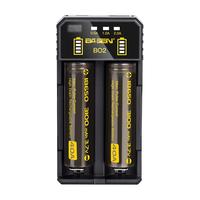 Gambar ' Basen Bo2 Smart Li-Ion Battery Charger For 14500 18650 - dari alfresco seller undefined 5 Tokopedia