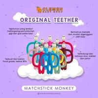 Gambar Matchstick Monkey Teether Original (Gigitan Bayi) dari samicell6 undefined 1 Tokopedia