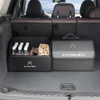 Gambar Car Leather Organizer Bag Foldable Trip Storage Box For Citroen C4 C3 dari maesastor undefined 5 Tokopedia