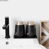 Gambar 1Pc Luxury Ceramic Bathroom Accessory Set Marble Soap dari Harith Collection shop undefined 3 Tokopedia