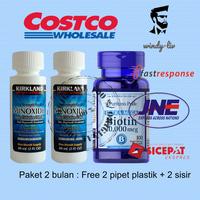 Gambar Kirkland Minoxidil 5 2Biotin 10.000mcg isi 100 paket 2 bln dari FANIERA_STORE undefined 2 Tokopedia