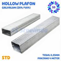 Gambar HOLLOW BAJA RINGAN PLAFON / GYPSUM ZINCALUM / GALVALUM STD dari SSSteelindo undefined 1 Tokopedia