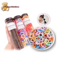 Gambar Isi 20 PCS Ikat Rambut Polos Kunciran Rambut Tabung Ikat Rambut Korea - Rainbow3 dari Smart Kidz Store undefined 1 Tokopedia