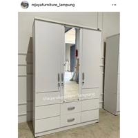 Gambar MEGA JAYA lemari 3pt 2 rak full white LLBP dari Barokah Royal undefined 1 Tokopedia