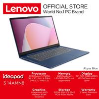 Gambar Laptop Lenovo IdeaPad Slim 3 14AMN8 FHD IPS Ryzen 5 8GB 512GB Win11 - Blue - 16GB, STANDARD dari Lenovo Authorized Jaksel undefined 1 Tokopedia