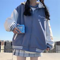 Gambar Produk Newlan WT010 Jaket Baseball Wanita Japanese Harajuku BF Unisex dari nduttshop005 undefined 1 Tokopedia