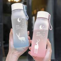 Gambar 560Ml Sports Water Bottle Plastic Portable Drinking Cup dari Harith Collection shop undefined 2 Tokopedia