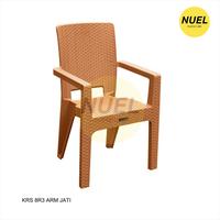 Gambar NUEL (Khusus Instant) Kursi Santai Plastik Napolly / Bangku Teras Sandaran - KS701-B dari NuelFurniture undefined 3 Tokopedia