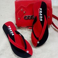 Gambar Produk Sandal Jepit Wanita Prada Barang Berkualitas dari tirahcell undefined 1 Tokopedia