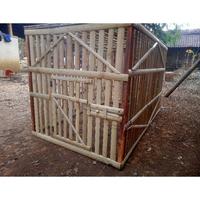 Gambar Kandang Umbaran Ayam Bangkok Bambu Lipat Rakitan Size 120x70 Cm dari TANI HUB undefined 2 Tokopedia