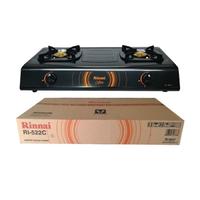 Gambar RINNAI Kompor Gas 2 Tungku RI 522 C Ceflon Kuningan Burner - KOMPOR GAS ONLY dari tifani 3232jaya undefined 1 Tokopedia