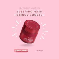 Gambar RETINOL BOOSTER DAVIENA SKINCARE | SLEEPING MASK DAVIENA | RETINOL dari Trifosa Nedivaa undefined 4 Tokopedia
