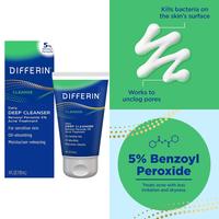 Gambar Differin Daily Deep Cleanser Sensitive Skin Sabun Cuci Muka 118 ml dari Yuana Elvii undefined 3 Tokopedia