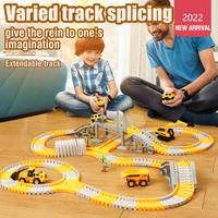 Gambar Mainan Edukasi Anak Laki Laki Track Mobil Diecast Rail Way Car 288 PCs dari Yoyo Kids undefined 3 Tokopedia