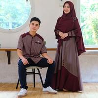 Gambar Good SAMAWA COUPLE Baju Couple pasangan Terbaru 2020 Gamis Kemeja dari baso123 undefined 4 Tokopedia