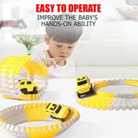 Gambar Mainan Edukasi Anak Laki Laki Track Mobil Diecast Rail Way Car 288 PCs dari Yoyo Kids undefined 4 Tokopedia
