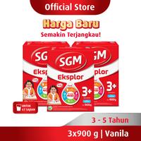Gambar SGM Eksplor 3+ dengan IronC Susu Bubuk Rasa Vanilla 900GR x 3 dari AzasStoree undefined 1 Tokopedia
