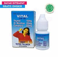 Gambar Obat Telinga Berair dan Bau-Obat Telinganga Bernanah Bau-Obat Congek Paling Ampuh-BPOM -Obat Tetes Telinga / Cairan Tetes Telinga Herbal/ VITAL / Pembersih Kotoran Telinga Herbal Tinnitus Tuli/ Telinga Congek Luka Berdengung dari UMAR bakri876 undefined 5 Tokopedia