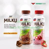 Gambar R1CH.  Susu UHT Milku 200ml|Milku Cokelat|Milku Strawberry|Susu Botol Milku dari tatihgf undefined 3 Tokopedia