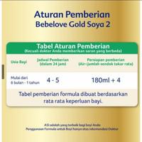 Gambar Come!! Susu Formula Bayi Bebelove Gold Soya 2 6-12 Bulan 360 gr 360g dari enungdax undefined 3 Tokopedia