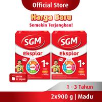 Gambar SGM Eksplor 1+ dengan IronC Susu Pertumbuhan Rasa Madu 900GR x 2 dari AzasStoree undefined 1 Tokopedia