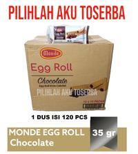 Gambar Biskuit Monde Egg Roll Chocolate 35 Gr - ( Harga 1 Dus Isi 120 ) Dfj dari agensh7 undefined 2 Tokopedia